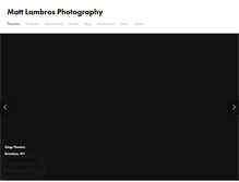 Tablet Screenshot of mlambrosphotography.com
